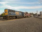 CSX SD70MAC Locomotive in the yard